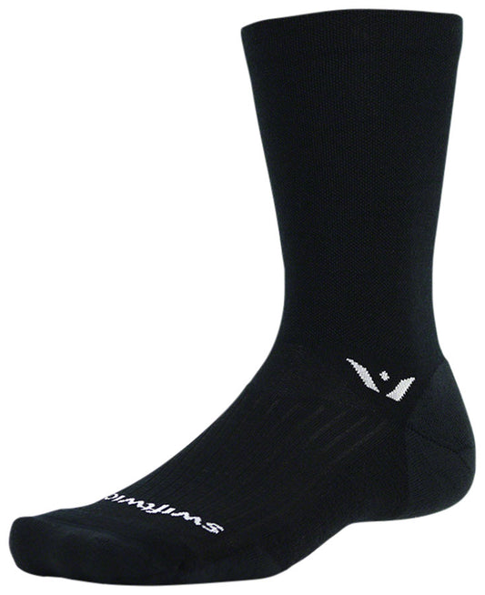 Swiftwick Pursuit Seven Socks - 7" Black X-Large Socks Swiftwick   