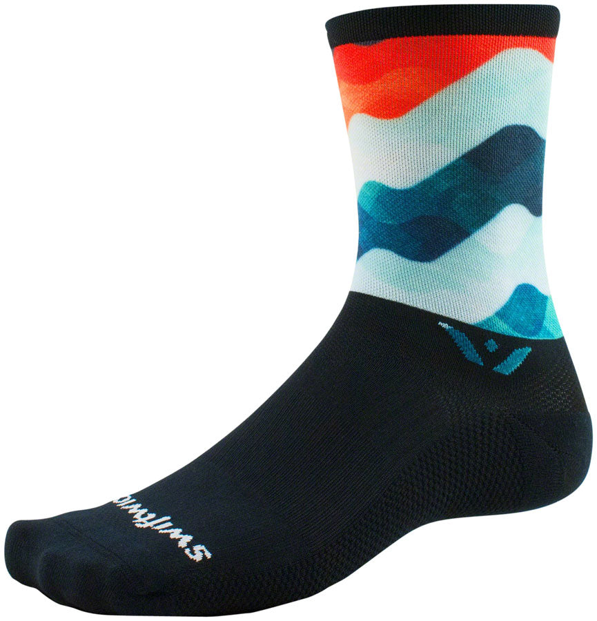 Swiftwick Vision Six Impresssion Socks - 6" Freedive Large Socks Swiftwick   