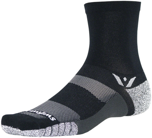Swiftwick Flite XT Five Socks - 5" Black X-Large Socks Swiftwick   