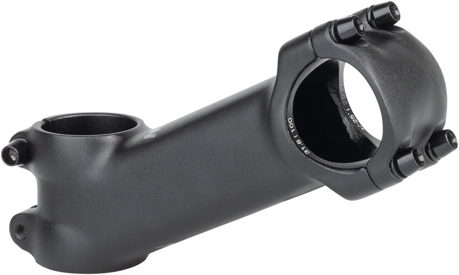 MSW 25 Stem - 100mm 31.8 Clamp +/-25 1-1/8" Aluminum Black Stems MSW   