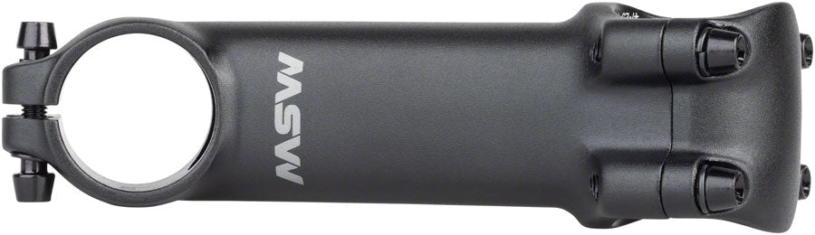 MSW 25 Stem - 110mm 31.8 Clamp +/-25 1-1/8" Aluminum Black Stems MSW   