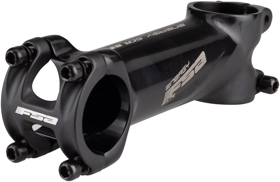 Full Speed Ahead Energy SCR Stem - 100mm 31.8 Clamp +/-6 Black/Gray Stems FSA   