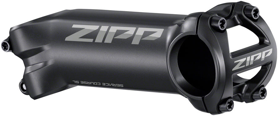 Zipp Service Course SL Stem - 130mm 31.8 Clamp +/-6 1 1/8" Aluminum Matte BLK B2 Stems Zipp Speed Weaponry   