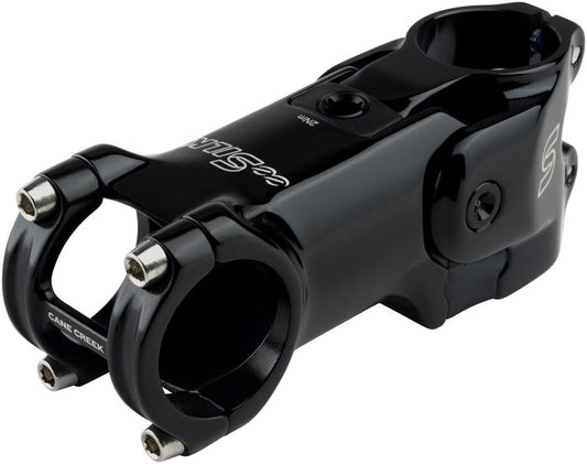 Cane Creek eeSilk Stem - 70mm 31.8mm -6 1 1/8" Alloy Black w/o Comp Switch Stems Cane Creek   