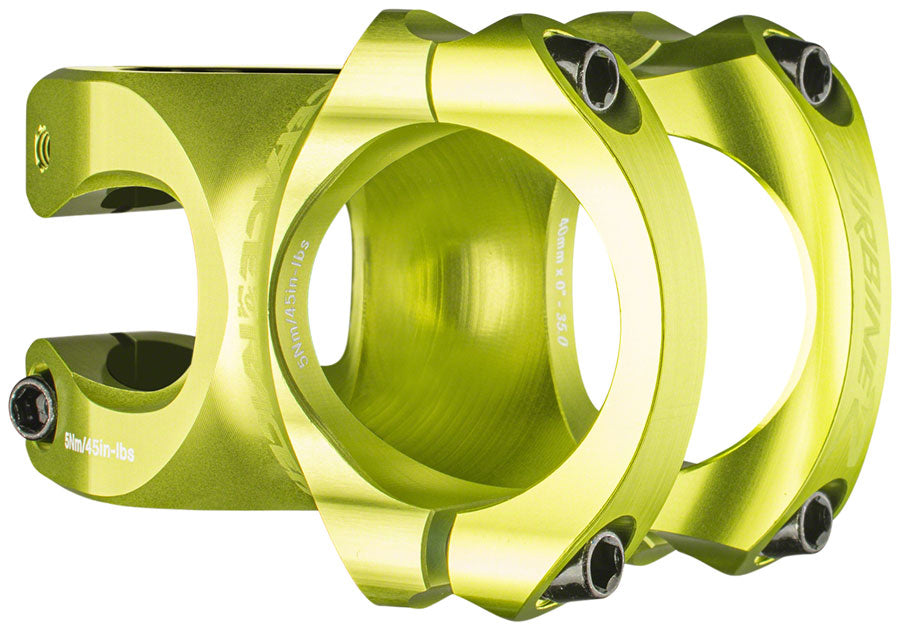 RaceFace Turbine R 35 Stem - 40mm 35mm Clamp +/-0 1 1/8" Green Stems Race Face   