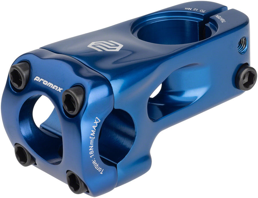 Promax Banger BMX Stem - 48mm Front Load Blue Stems Promax   