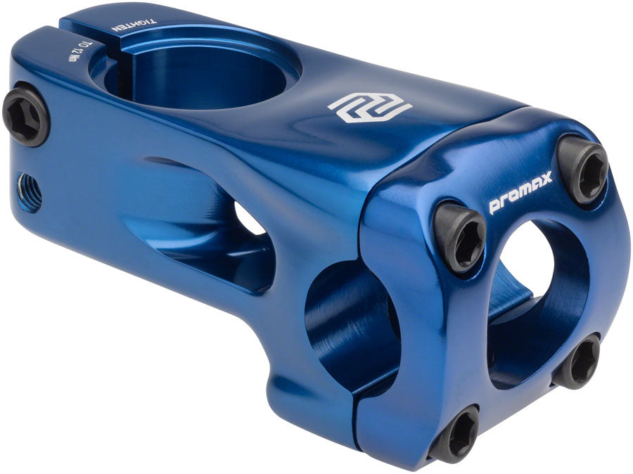 Promax Banger BMX Stem - 53mm Front Load Blue Stems Promax   