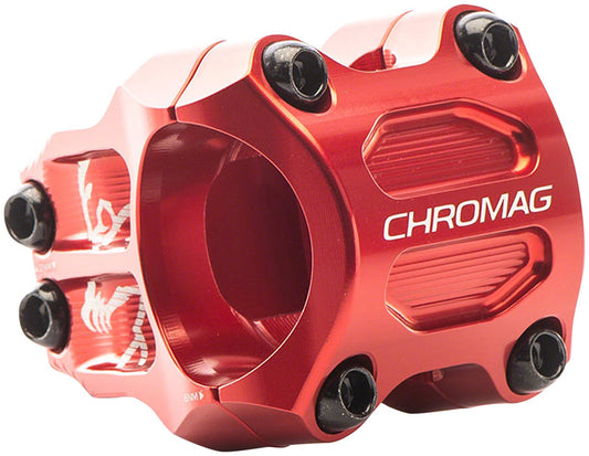 Chromag Riza Stem - 32mm 31.8mm Clamp +/-0 Red Stems Chromag   