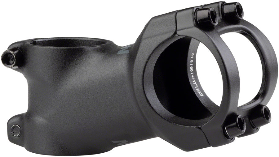 MSW 17 Stem - 60mm 31.8 Clamp +/-17 1 1/8" Aluminum Black Stems MSW   