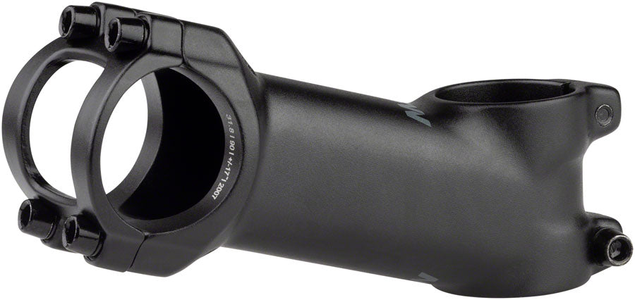 MSW 17 Stem - 90mm 31.8 Clamp +/-17 1 1/8" Aluminum Black Stems MSW   