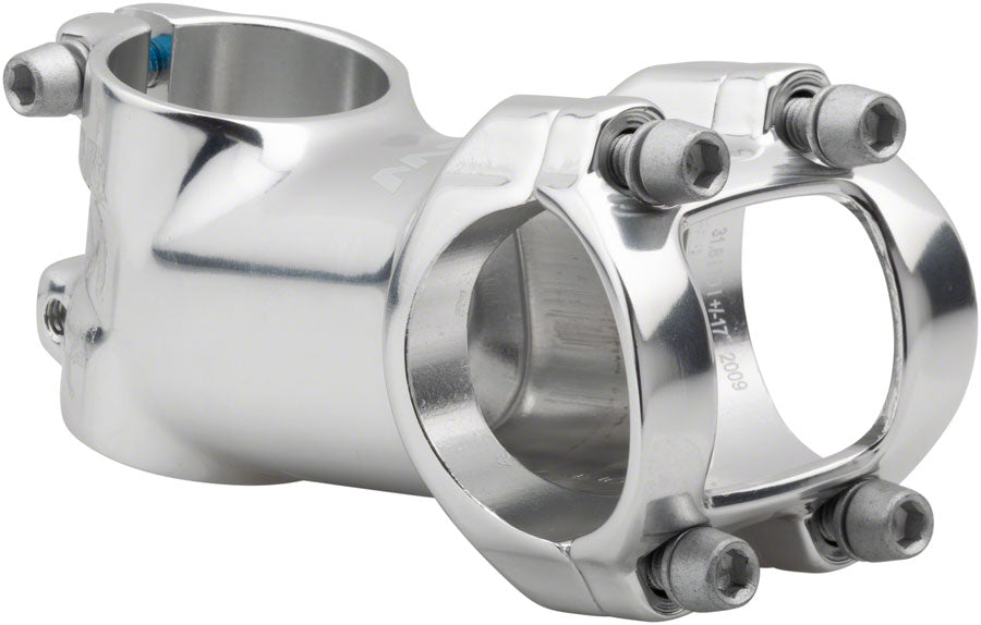MSW 17 Stem - 70mm 31.8 Clamp +/-17 1 1/8" Aluminum Silver Stems MSW   