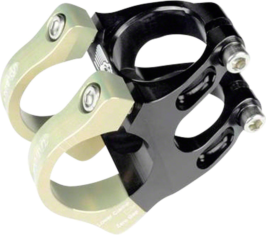 Renthal Apex Stem - 31mm 31.8 Clamp +/-6 1 1/8" Aluminum Black/Gold Stems Renthal   