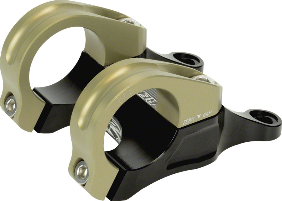 Renthal Integra II Stem - 45mm 31.8 Clamp +/-0 Direct Mount Aluminum BLK/Gold Stems Renthal   