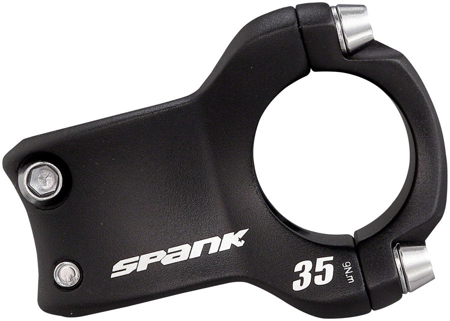 Spank Spike Race 2 Stem - 35mm 31.8 Clamp +/-0 1 1/8" Aluminum Black Stems Spank   