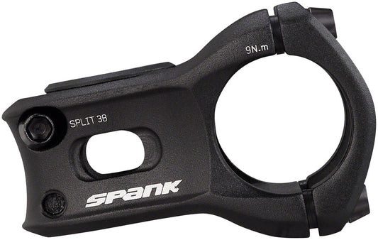 Spank Split Stem - 38mm 31.8 Clamp +/-0 1 1/8" Aluminum Black Stems Spank   