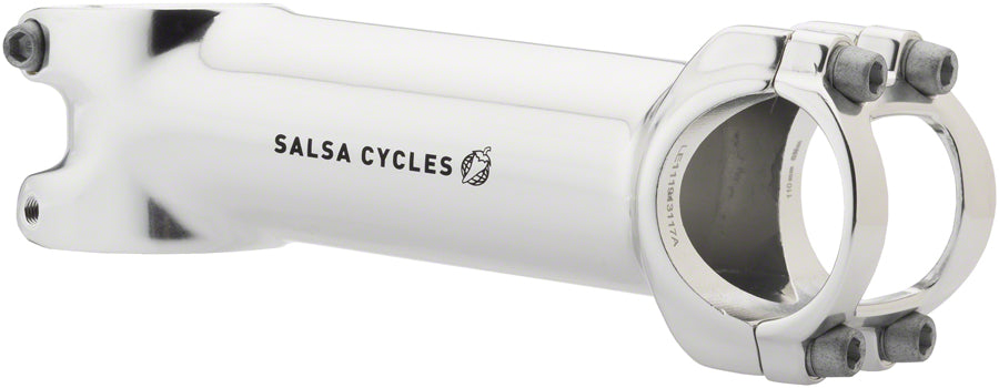 Salsa Guide Stem - 110mm 31.8 clamp +/-6 1 1/8" Aluminum Silver Stems Salsa   