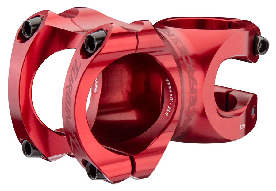 RaceFace Turbine R 35 Stem - 40mm 35mm Clamp +/-0 1 1/8" Red Stems Race Face   