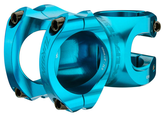 RaceFace Turbine R 35 Stem - 50mm 35mm Clamp +/-0 1 1/8" Turquoise Stems Race Face   