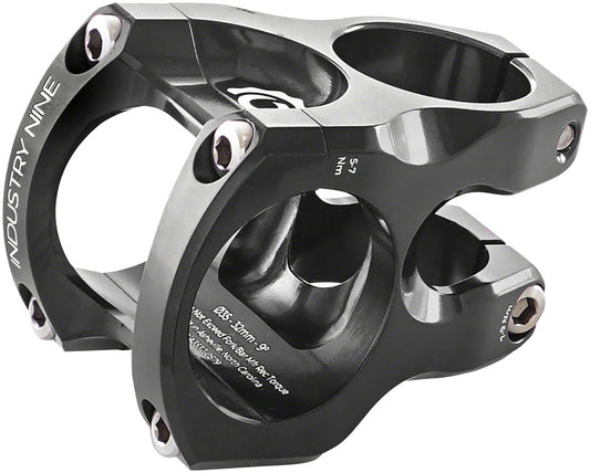 Industry Nine A35 Stem - 32mm 35 Clamp +/-9 1 1/8" Aluminum Black Stems Industry Nine   