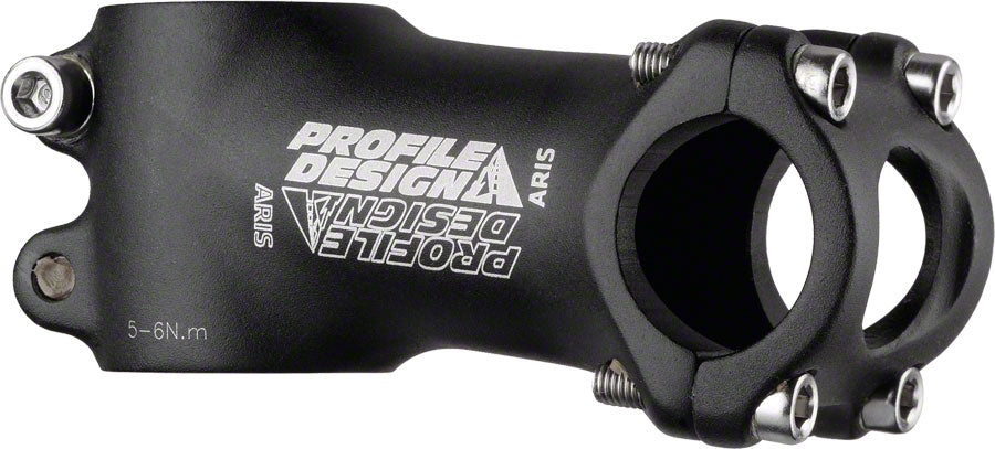 Profile Design Aris Stem - 60 mm 26.0 Clamp +/-7 1 1/8" Aluminum Black Stems Profile Racing   