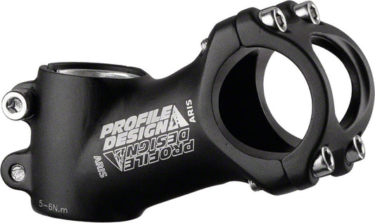 Profile Design Aris Stem - 70mm 31.8 Clamp +/-25 1 1/8" Aluminum Black Stems Profile Racing   