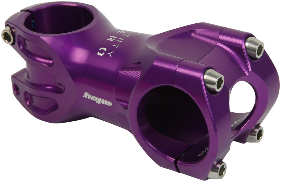 Hope XC Stem - 70mm 31.8 Clamp +/-0 1 1/8" Purple Stems Hope   
