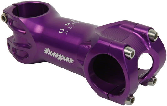 Hope XC Stem - 90mm 31.8 Clamp +/-0 1 1/8" Purple Stems Hope   