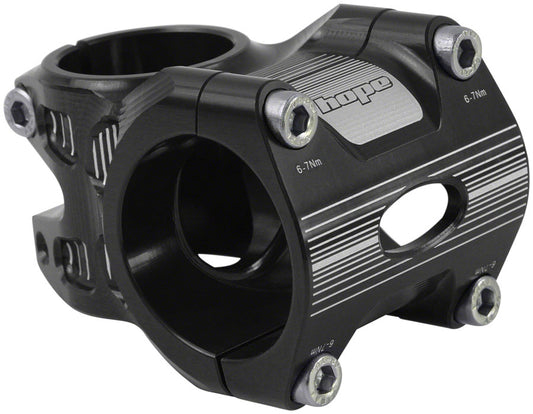 Hope AM/Freeride Stem - 35mm 35 Clamp +/-0 1 1/8" Aluminum Black Stems Hope   