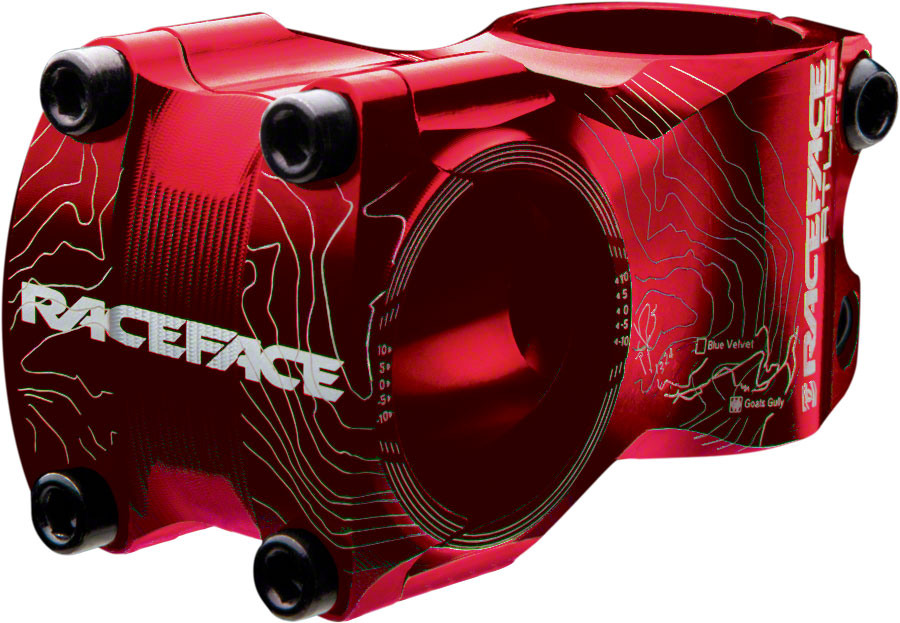 RaceFace Atlas Stem - 50mm 31.8 Clamp +/-0 1 1/8" Aluminum Red Stems Race Face   