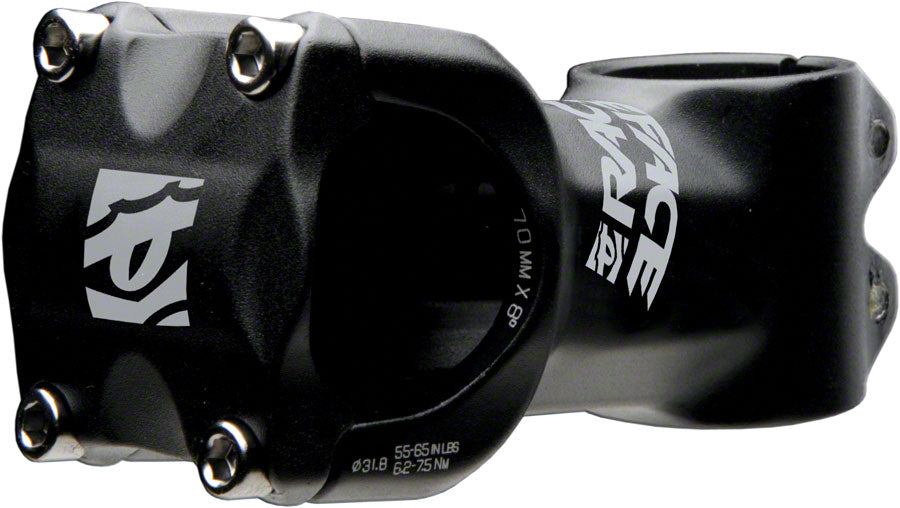 RaceFace Ride XC Stem - 70mm 31.8 Clamp +/-6 1 1/8" Aluminum Black Stems Race Face   