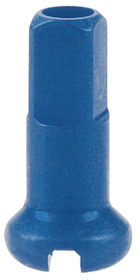 DT Swiss Standard Spoke Nipples - Aluminum 2.0 x 12mm Blue Box of 100 Spoke Nipples DT Swiss   