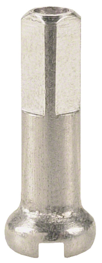 DT Swiss Standard Aluminum Nipples: 1.8 x 16mm Silver Box of 100 Spoke Nipples DT Swiss   