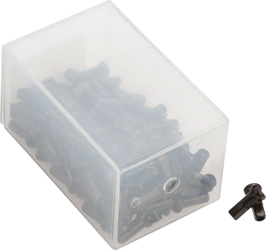 DT Swiss Pro Head Brass Nipples: 2.0 x 12mm Black Box of 100 Spoke Nipples DT Swiss   