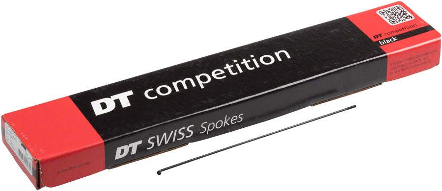 DT Swiss Competition Spoke: 2.0/1.8/2.0mm 260mm J-bend Black Box of 100 Spoke Bulk DT Swiss   