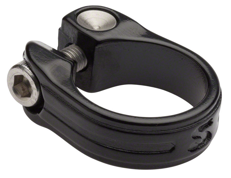 Surly New Stainless Seatpost Clamp 30.0mm Black Seatpost Parts and Accessories Surly   