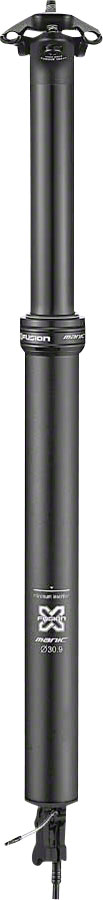 X-Fusion Manic Dropper Seatpost - 34.9mm 125mm Black Dropper Posts X-Fusion Shox   