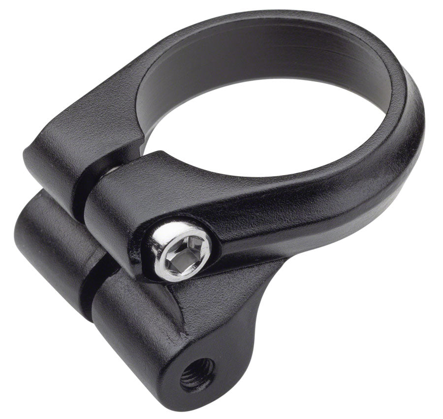 Problem Solvers Seatpost Clamp 34.9 w/ Rack Mounts Black Seatpost Parts and Accessories Problem Solvers   