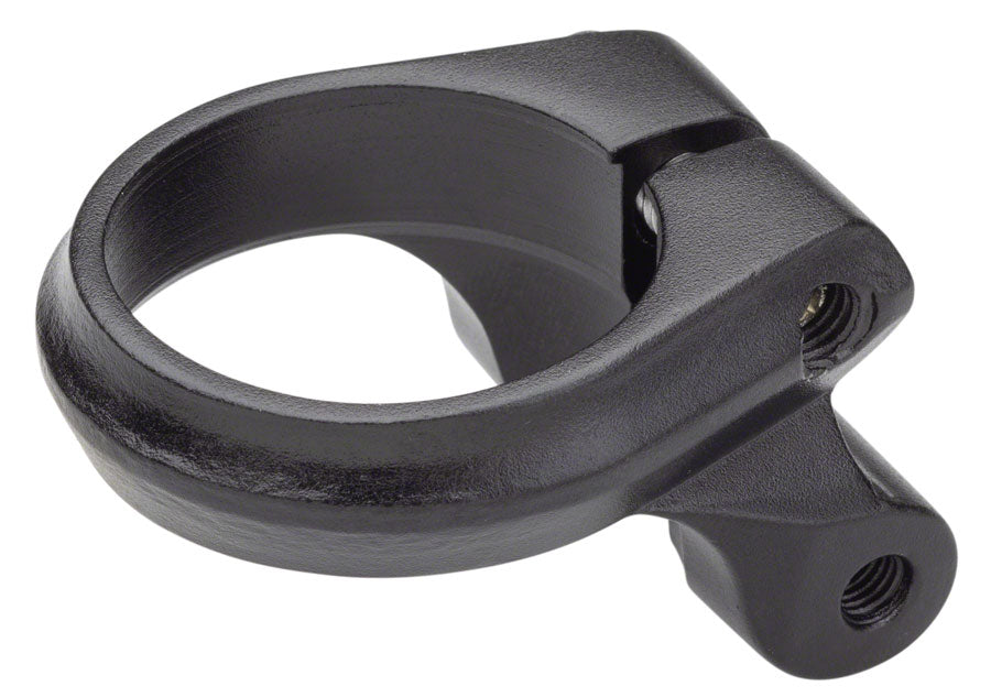 Problem Solvers Seatpost Clamp 34.9 w/ Rack Mounts Black Seatpost Parts and Accessories Problem Solvers   