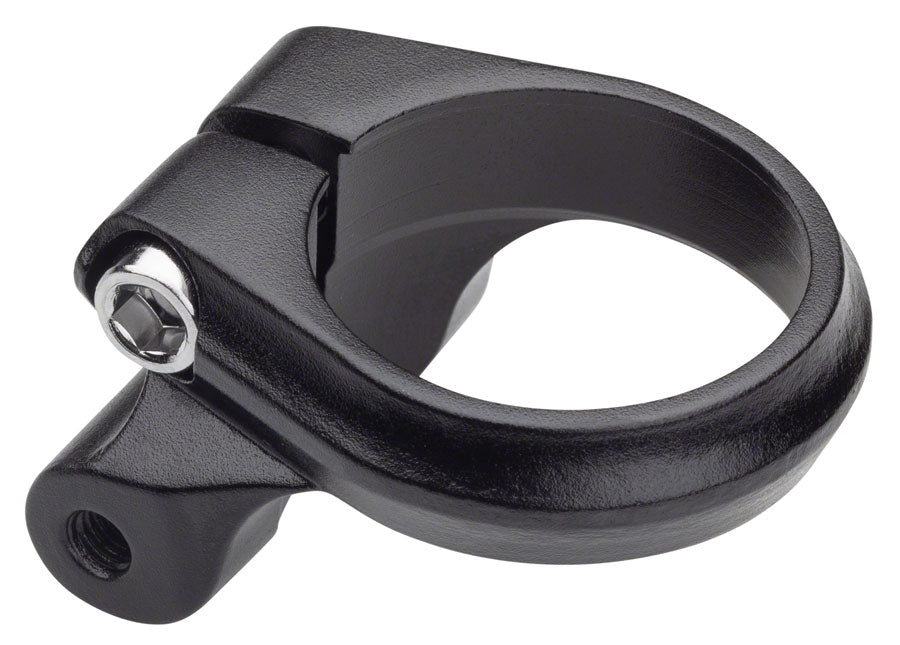 Problem Solvers Seatpost Clamp 34.9 w/ Rack Mounts Black Seatpost Parts and Accessories Problem Solvers   