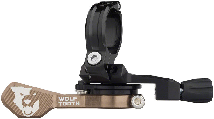 Wolf Tooth ReMote Pro Dropper Post Lever - 22.2mm Clamp Espresso Dropper Seatpost Remote Wolf Tooth   