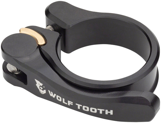 Wolf Tooth Components Quick Release Seatpost Clamp - 34.9mm Black Seatpost Parts and Accessories Wolf Tooth   
