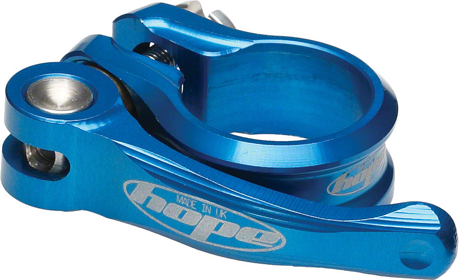 HOPE 31.8mm QR Seatclamp Blue Seatpost Parts and Accessories Hope   