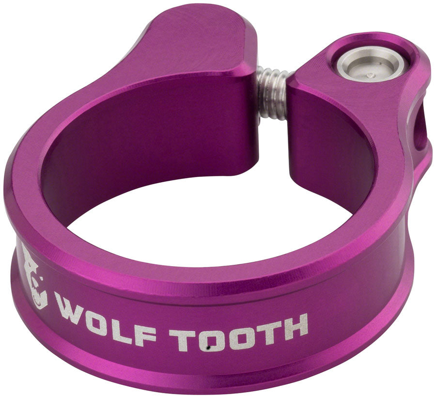 Wolf Tooth Seatpost Clamp - 28.6mm Purple Seatpost Parts and Accessories Wolf Tooth   