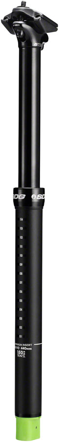 SDG Tellis Dropper Seatpost - 34.9mm 125mm Black Dropper Posts SDG   