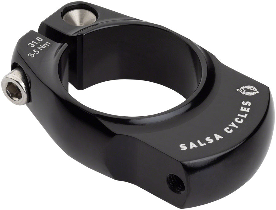 Salsa Post-Lock Rack Mount 31.6 Black Bicycle Mounted Rack Part Salsa   