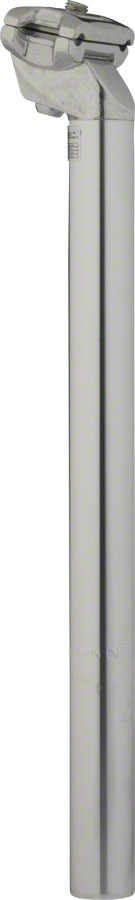 Zoom 27.2 x 350mm Silver Standard Offset Seatpost Seatpost Zoom   