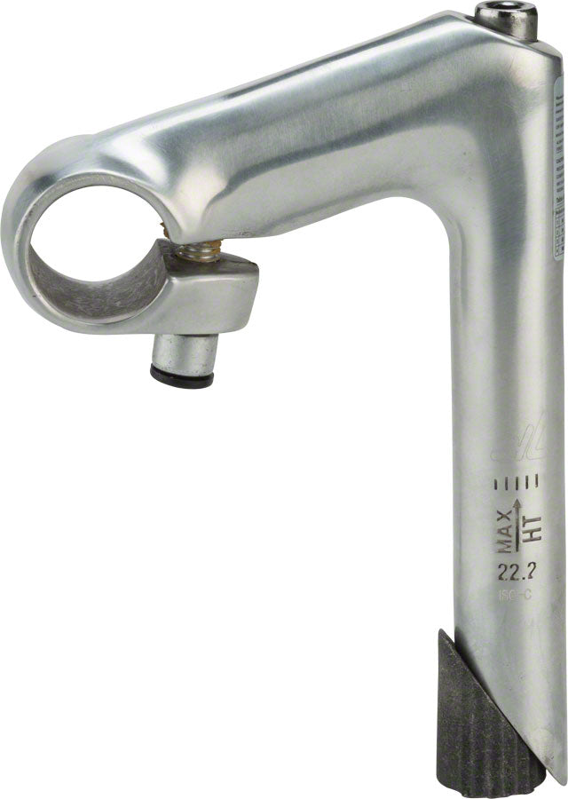 Zoom HE 1" Quill Stem - 100mm 25.4 Clamp -17 22.2-24tpi Quill Aluminum Silver Stems Zoom   