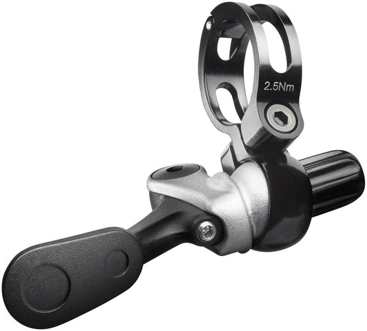 Crank Brothers Highline Dropper Seatpost Remote - 22.2mm Clamp Silver/Black Dropper Seatpost Remote Crank Brothers   