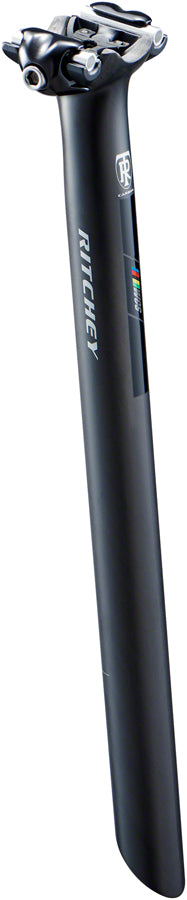 Ritchey WCS Carbon 1-Bolt Seatpost: 27.2 350mm 0 Offset Black Seatpost Ritchey   