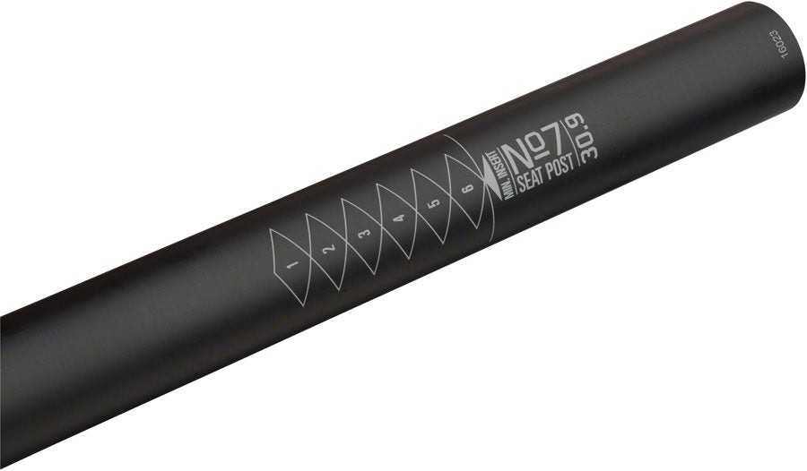 WHISKY No.7 Carbon Seatpost - 30.9 x 400mm 0mm Offset Matte Carbon Seatpost Whisky Parts Co.   